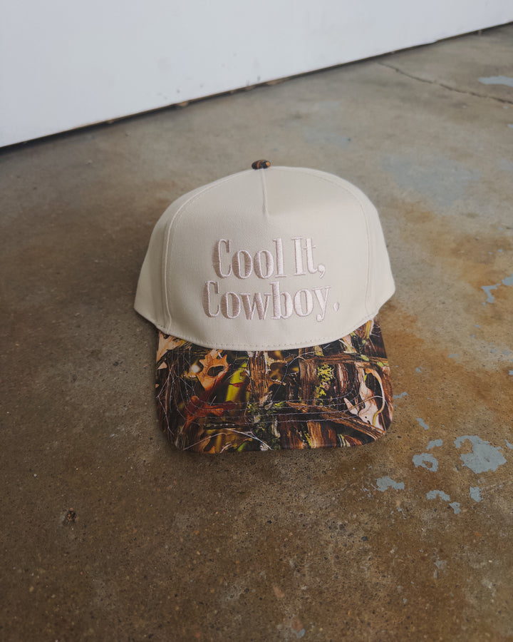 Cool It Cowboy Hat - Cream/Camo