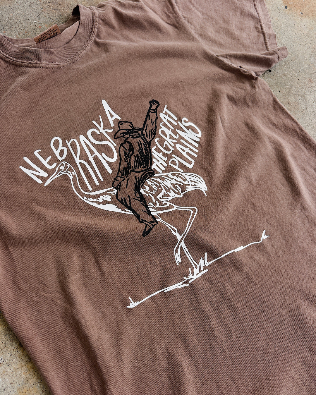 NE The Great Plains Cotton Tee - Espresso
