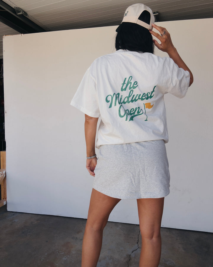 The Midwest Open Cotton Tee - White