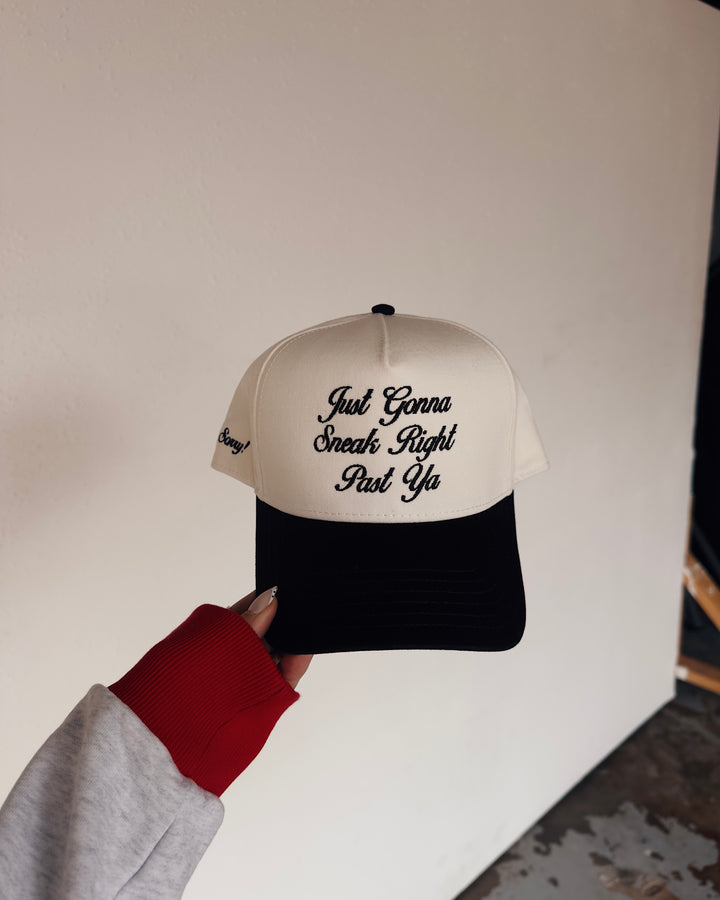 Ope, Sorry Hat - Off White/Black