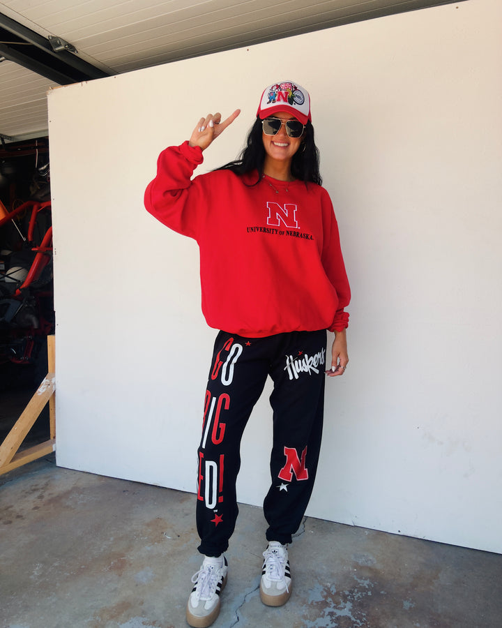 University Of Nebraska N Sweatshirt - Red