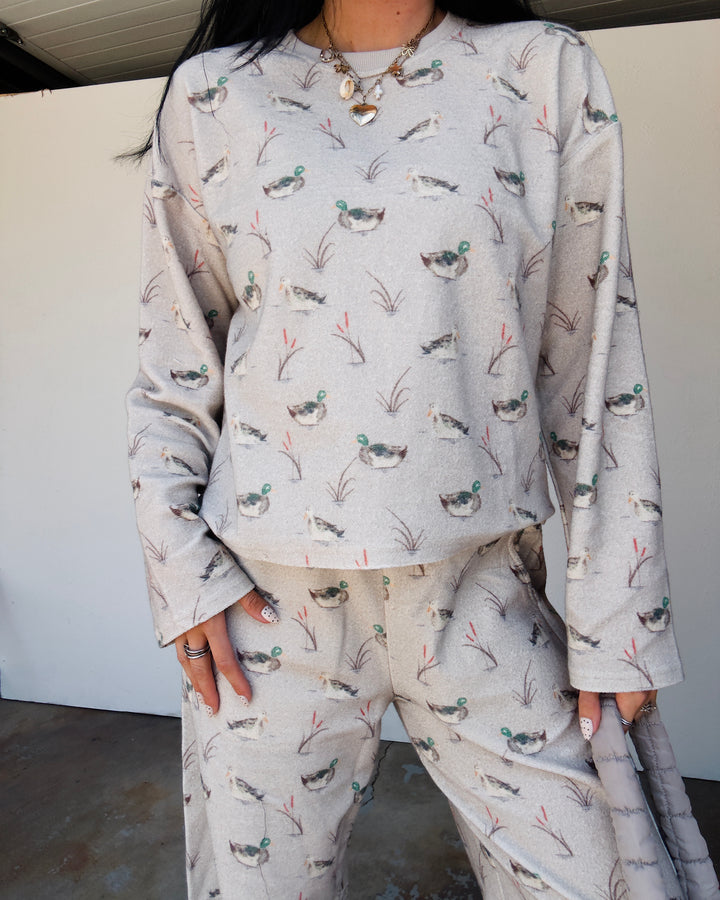 Duck Pond Long Sleeve - Greige