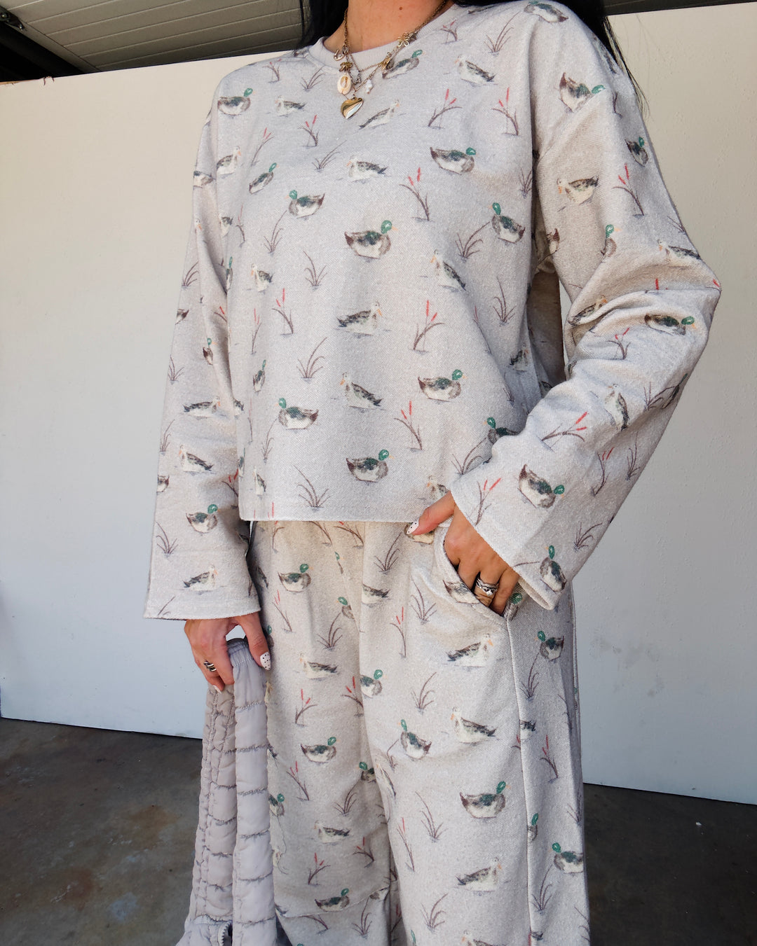 Duck Pond Long Sleeve - Greige