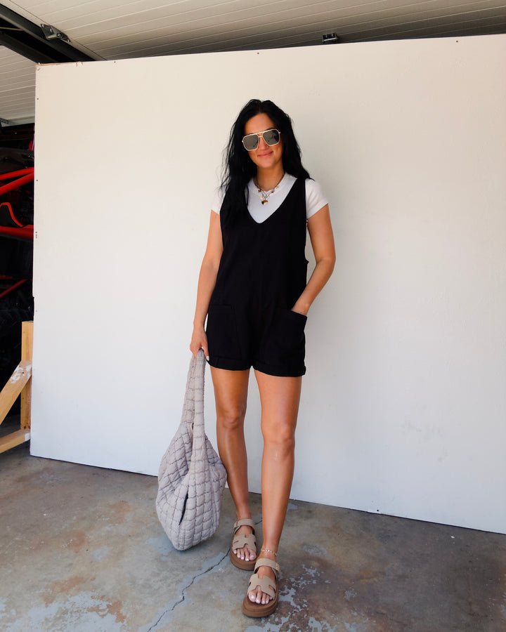 Free Range Romper - Black