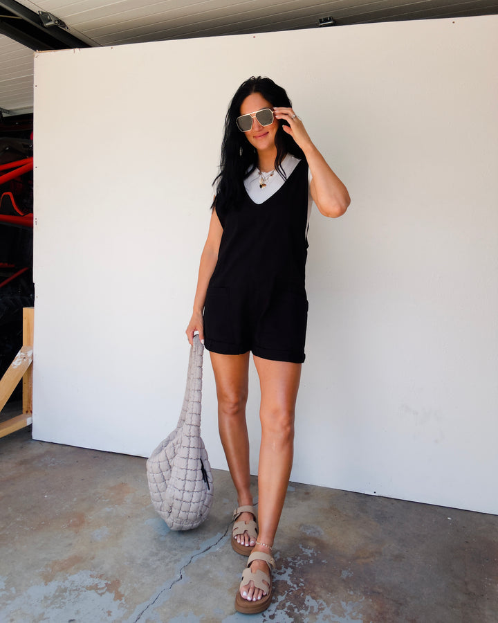 Free Range Romper - Black
