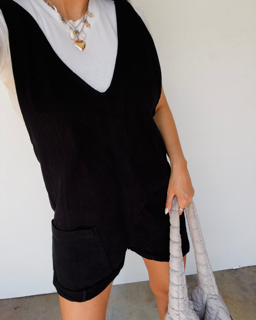 Free Range Romper - Black