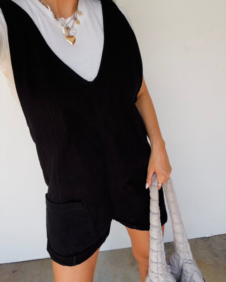 Free Range Romper - Black