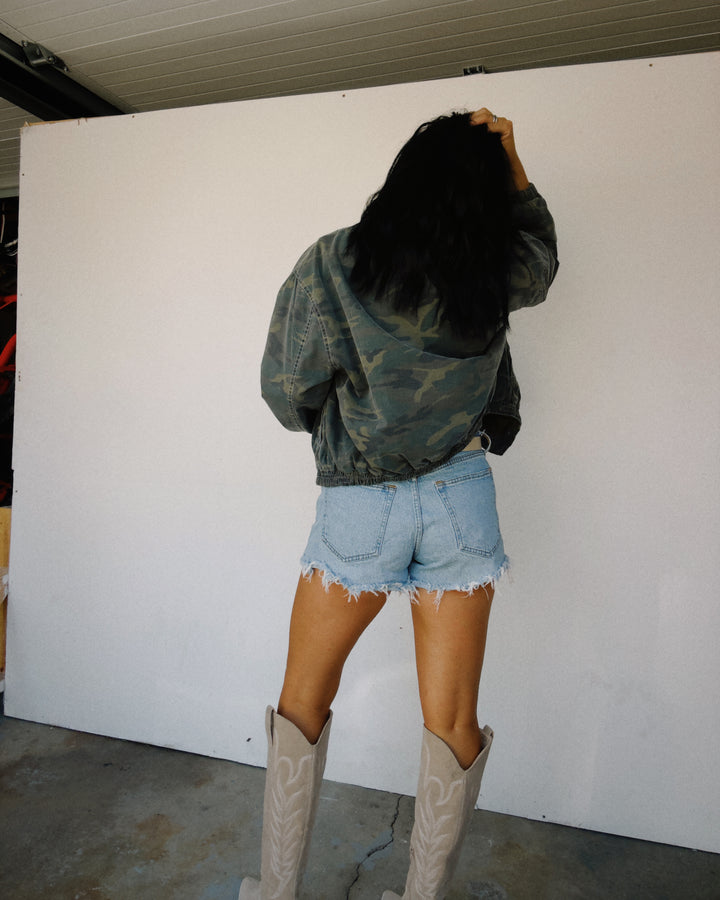 Huntley Camo Jacket - Green