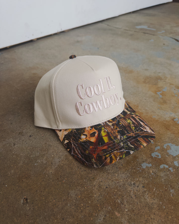 Cool It Cowboy Hat - Cream/Camo