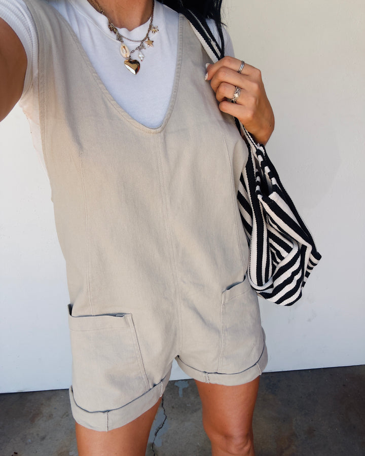 Free Range Romper - Taupe
