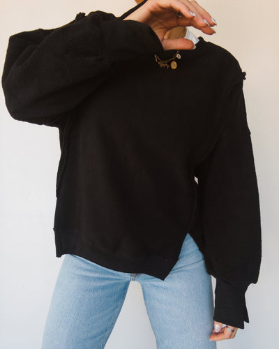 Teddy Crew Pullover - Black