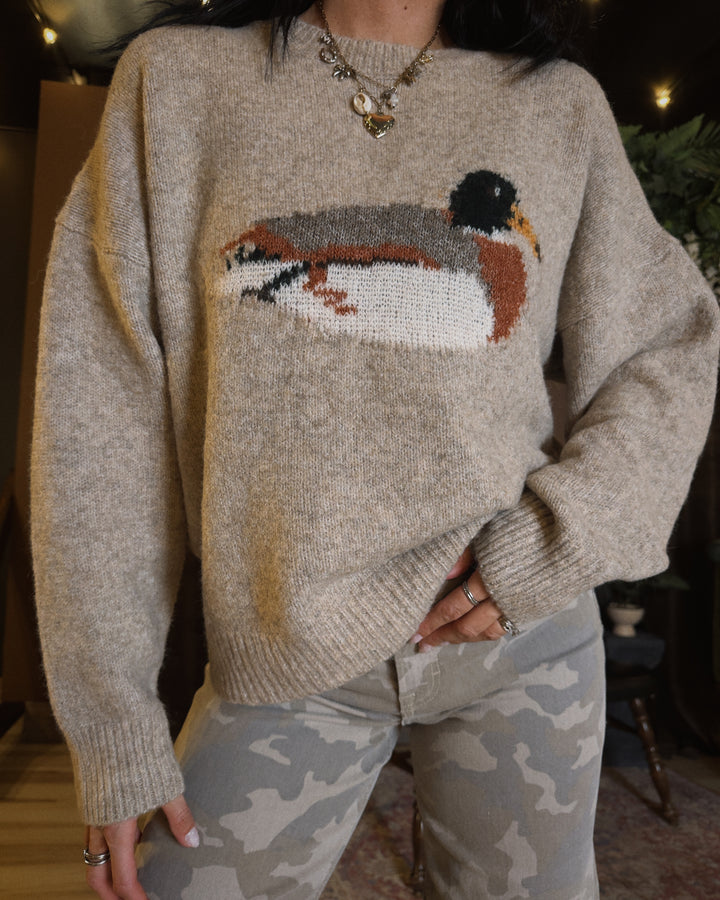 Sitting Duck Sweater - Oatmeal