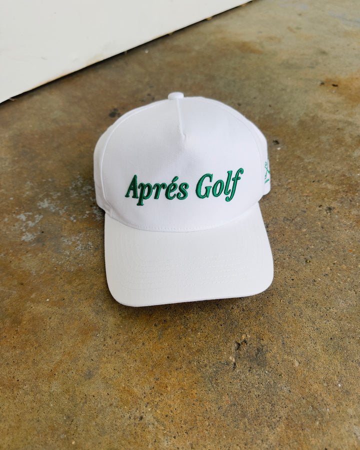 Aprés Golf Hat - White/Green