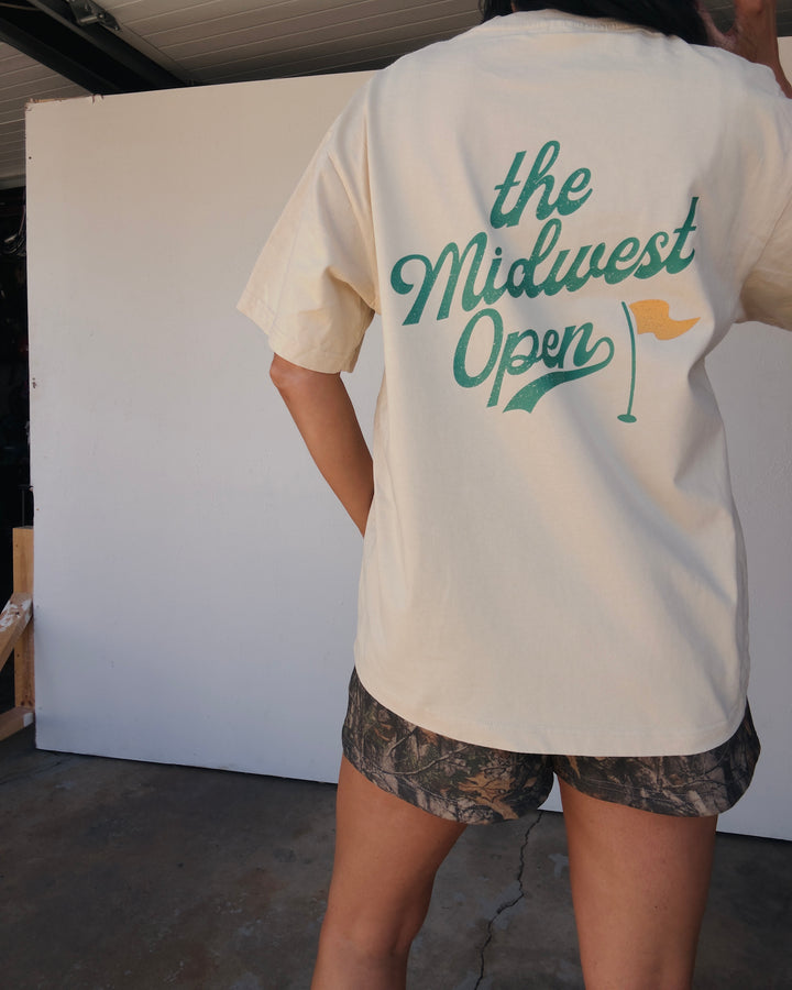 The Midwest Open Cotton Tee - Ivory
