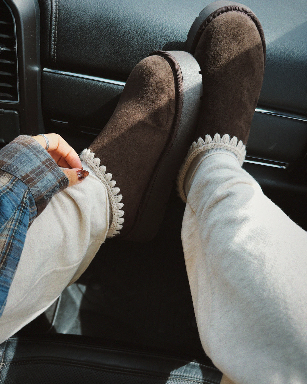 Brandi Platform Mules - Coffee
