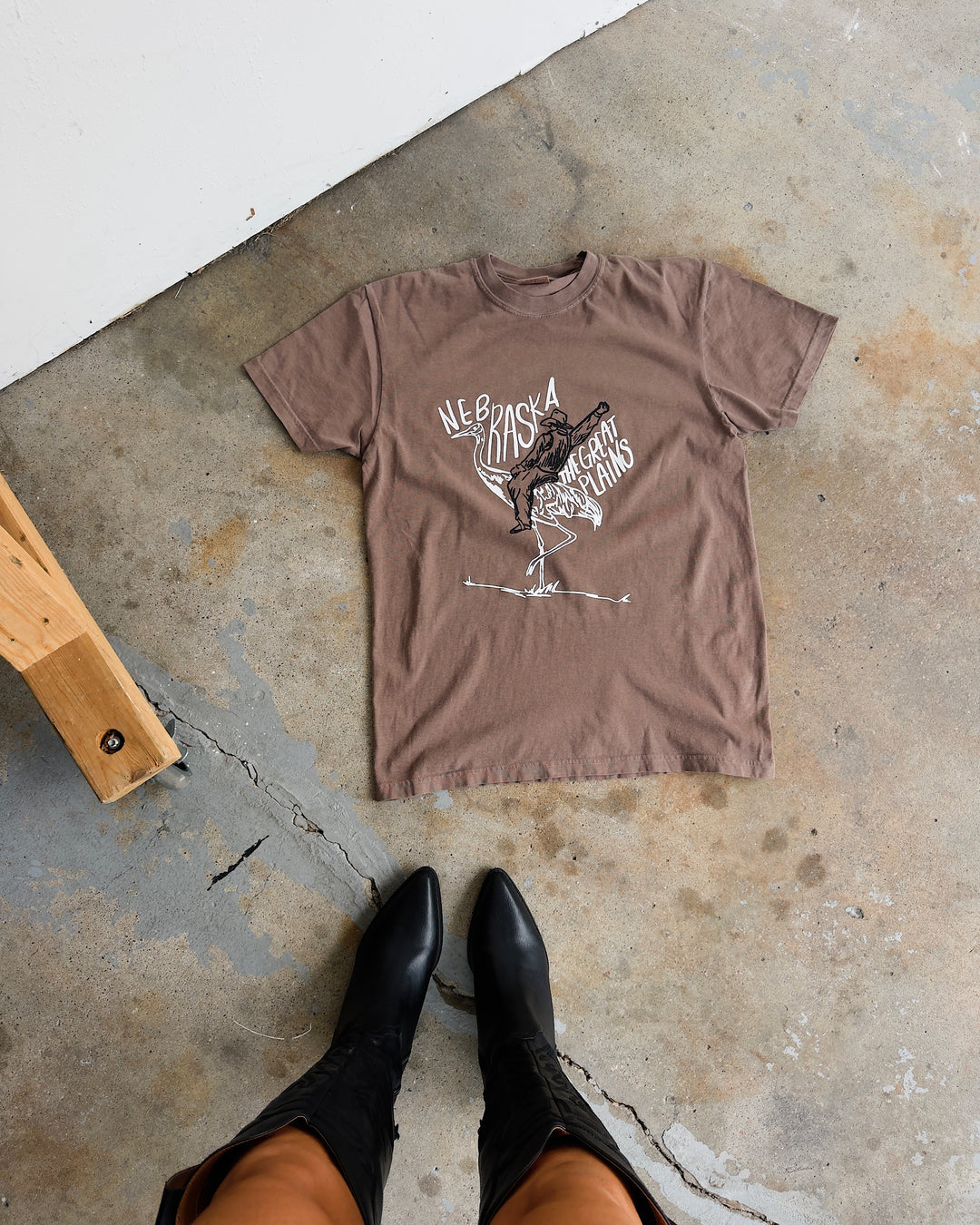 NE The Great Plains Cotton Tee - Espresso