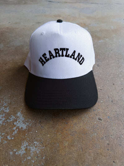 Heartland Hat - White/Black