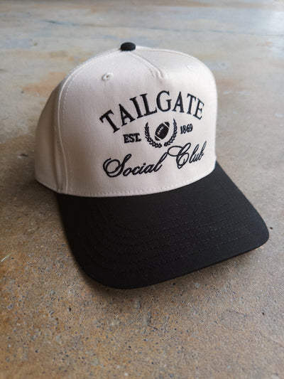 Tailgate Social Club Hat - Black/Cream