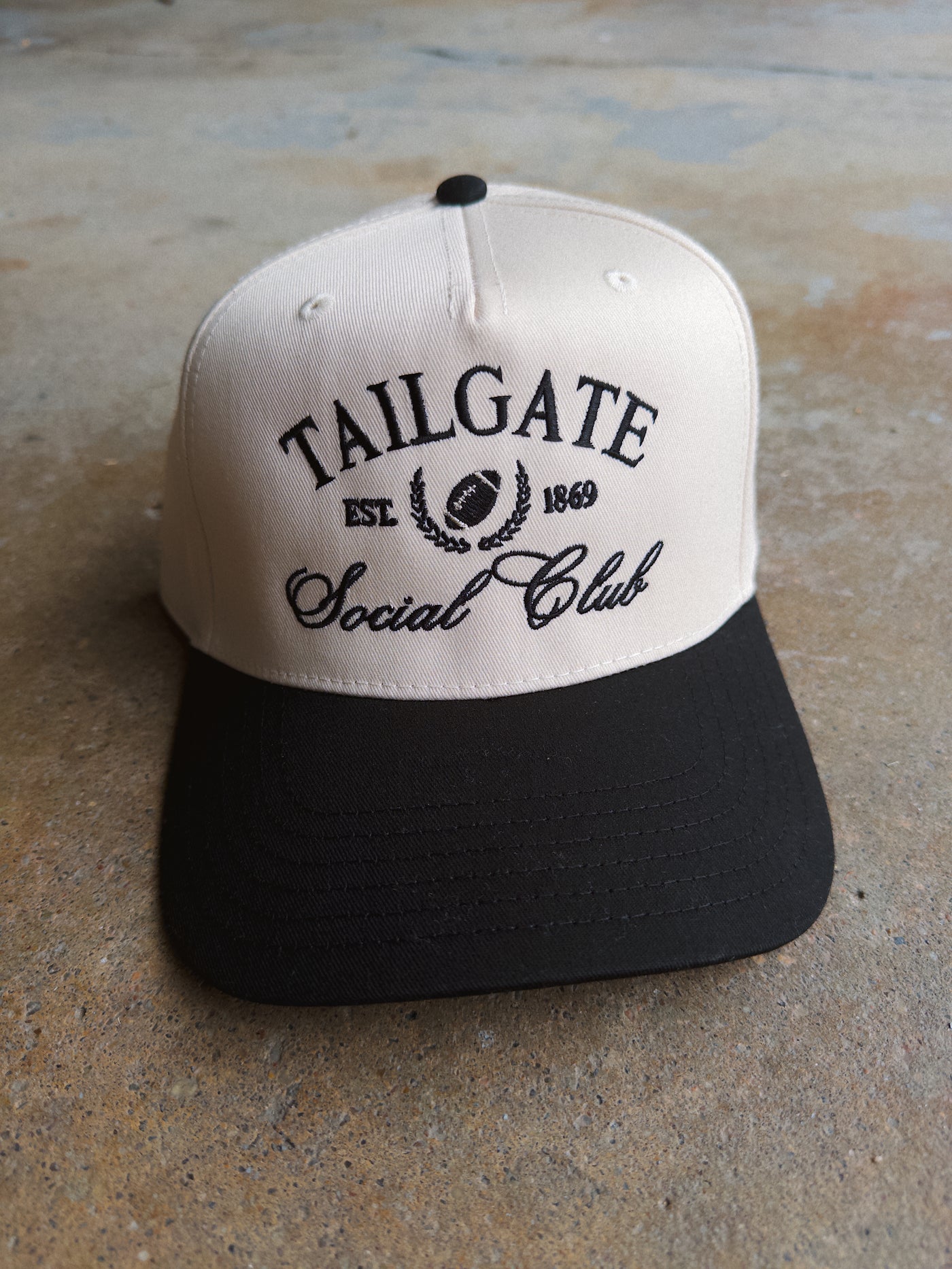 Tailgate Social Club Hat - Black/Cream