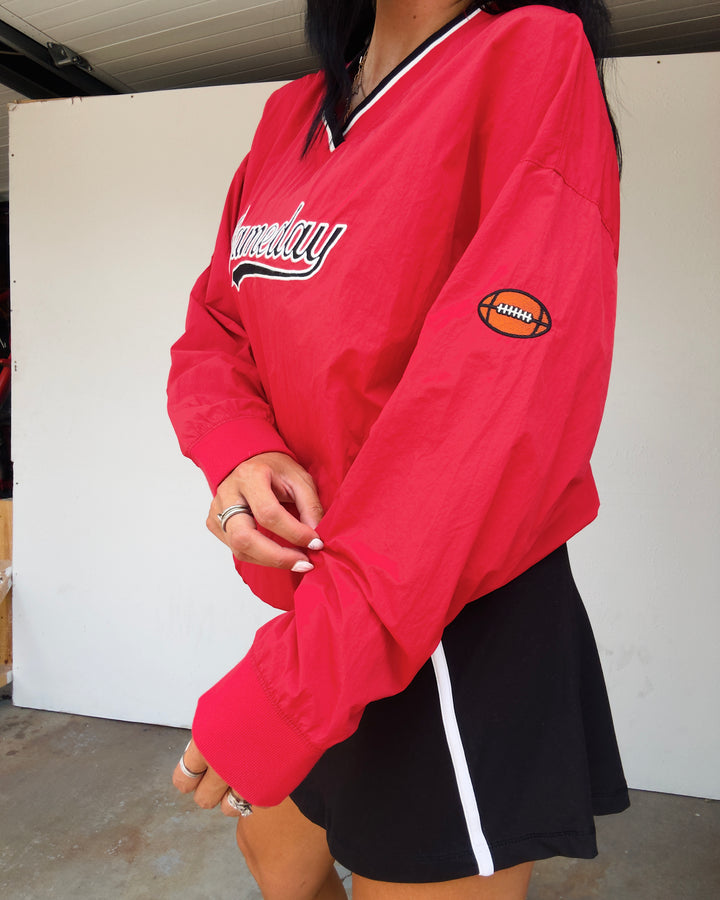 Varsity Gameday Pullover - Red