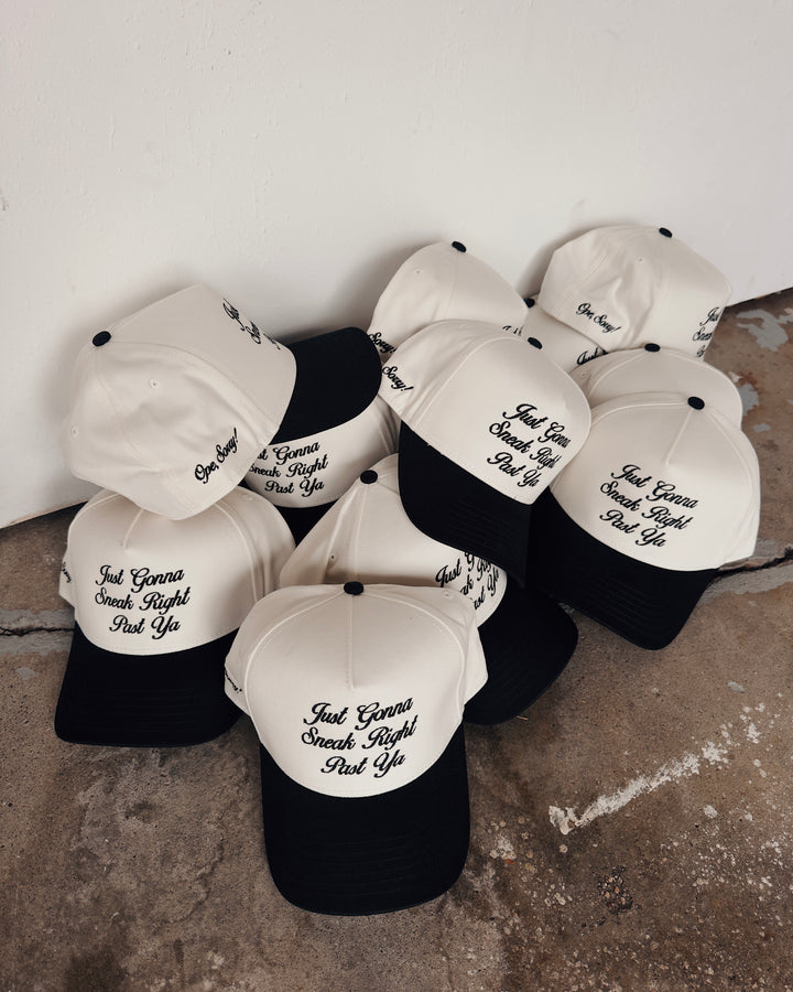 Ope, Sorry Hat - Off White/Black