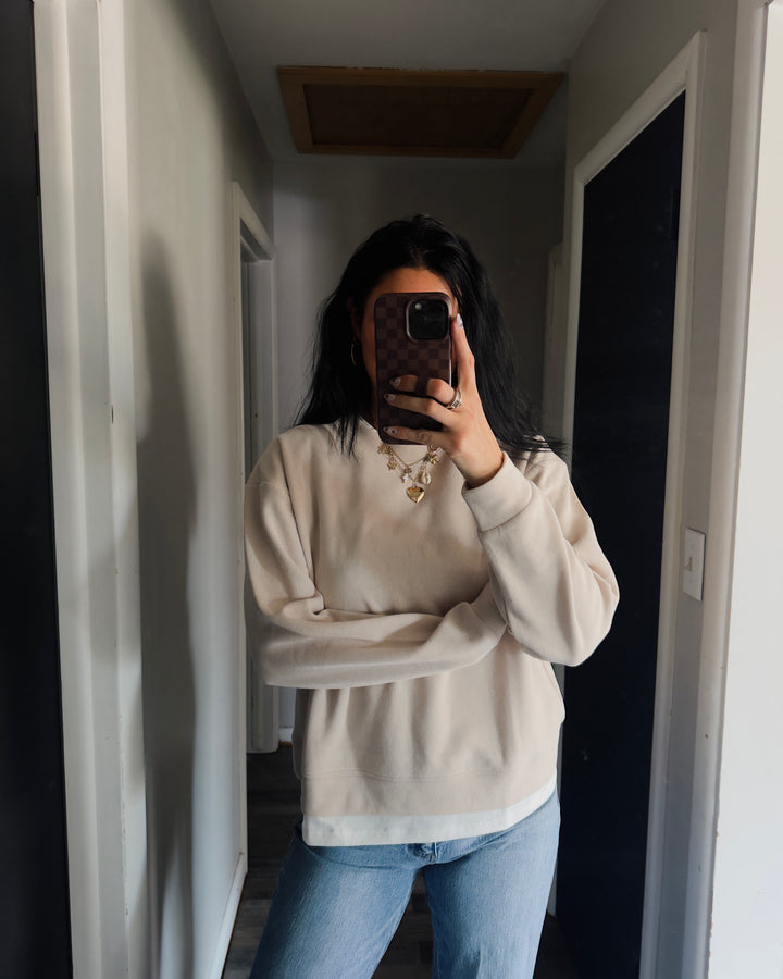 The Simple Staple Sweater - Clay