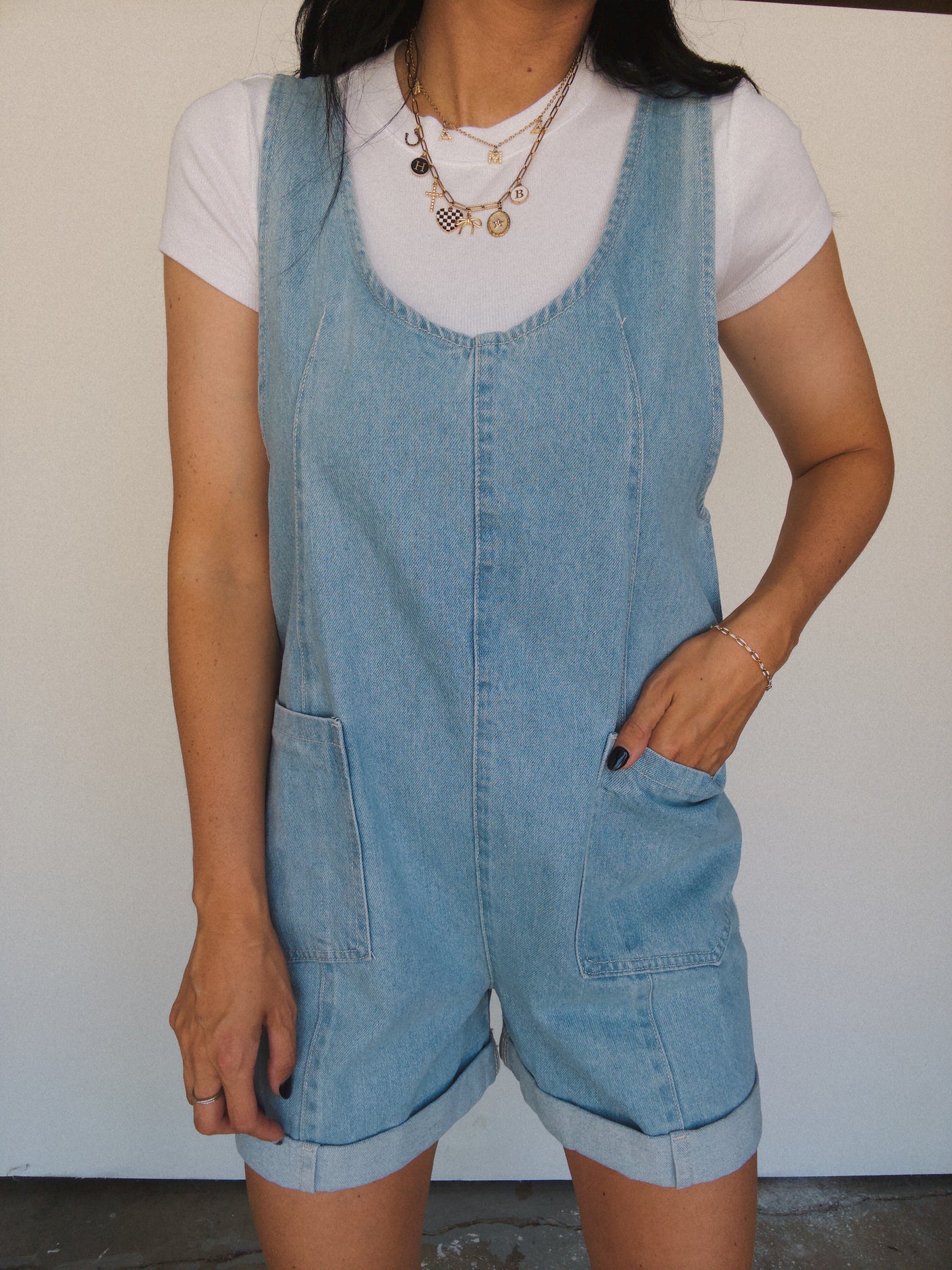 Broadway Denim Shortall - Denim