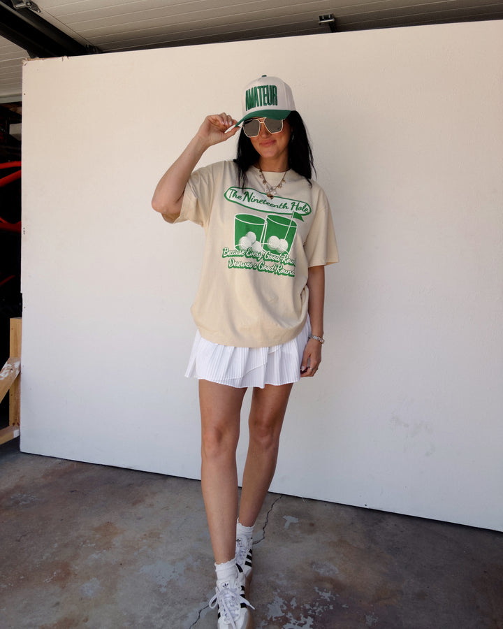The Nineteenth Hole Cotton Tee - Ivory