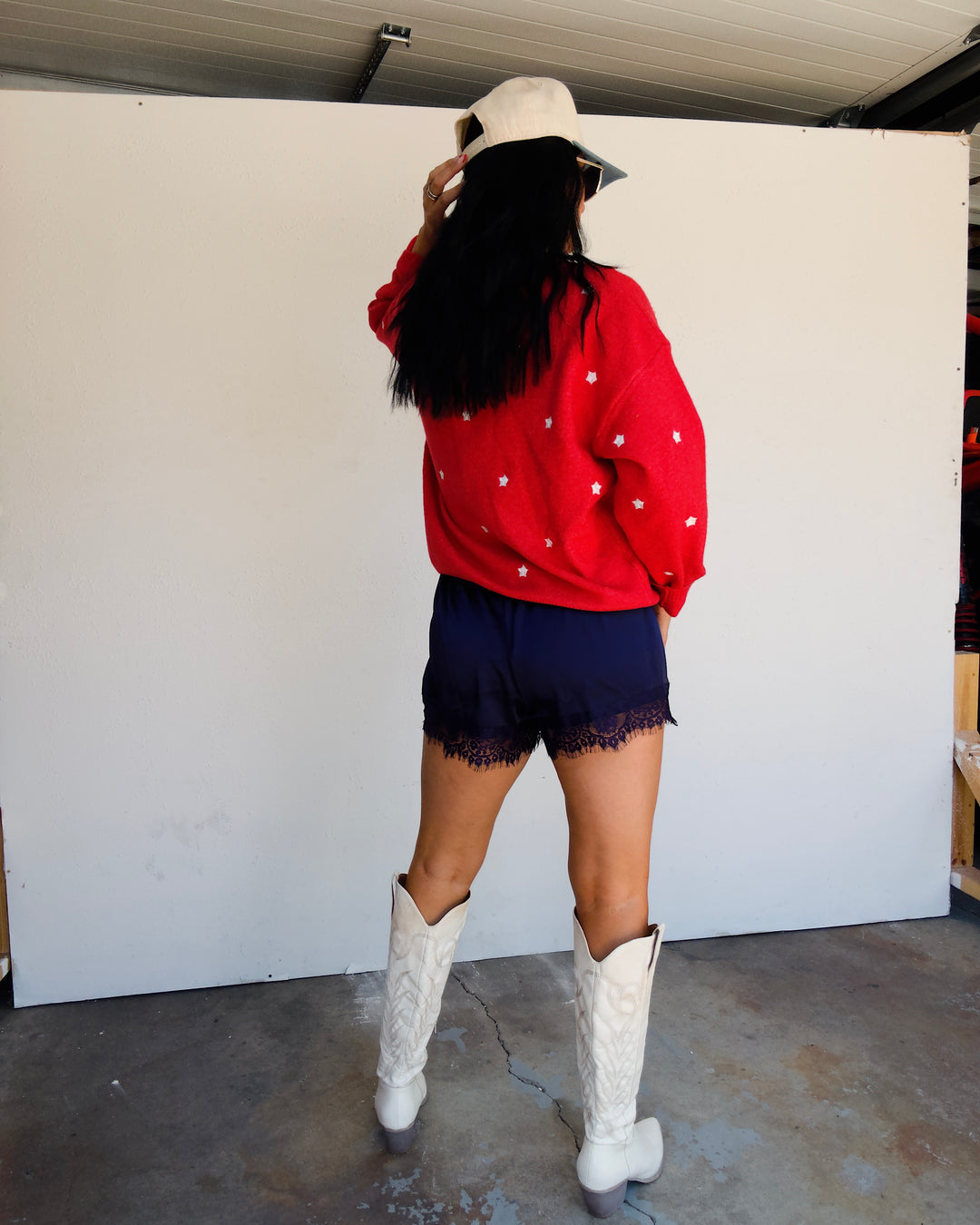 All Star Cardigan - Red