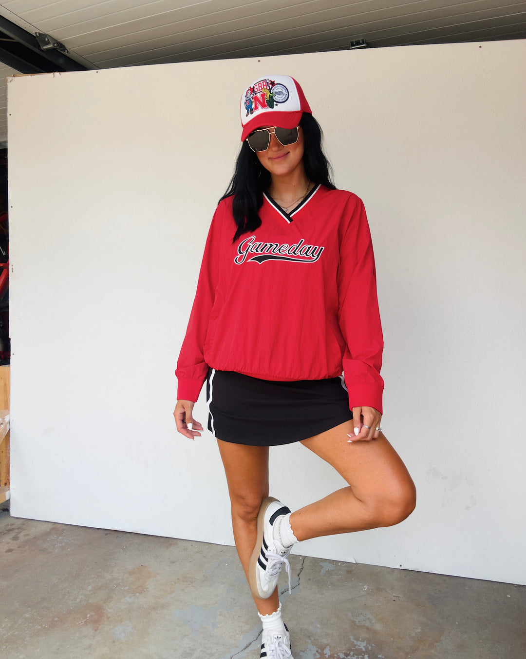 Varsity Gameday Pullover - Red