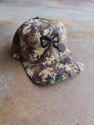 Bow Hat - Camo/Black