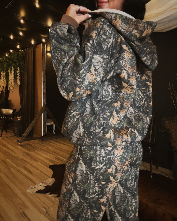 Bayou Fleece Zip Jacket - Camo