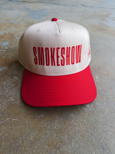 Smokeshow Hat - Red/Cream