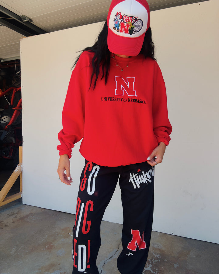 University Of Nebraska N Sweatshirt - Red