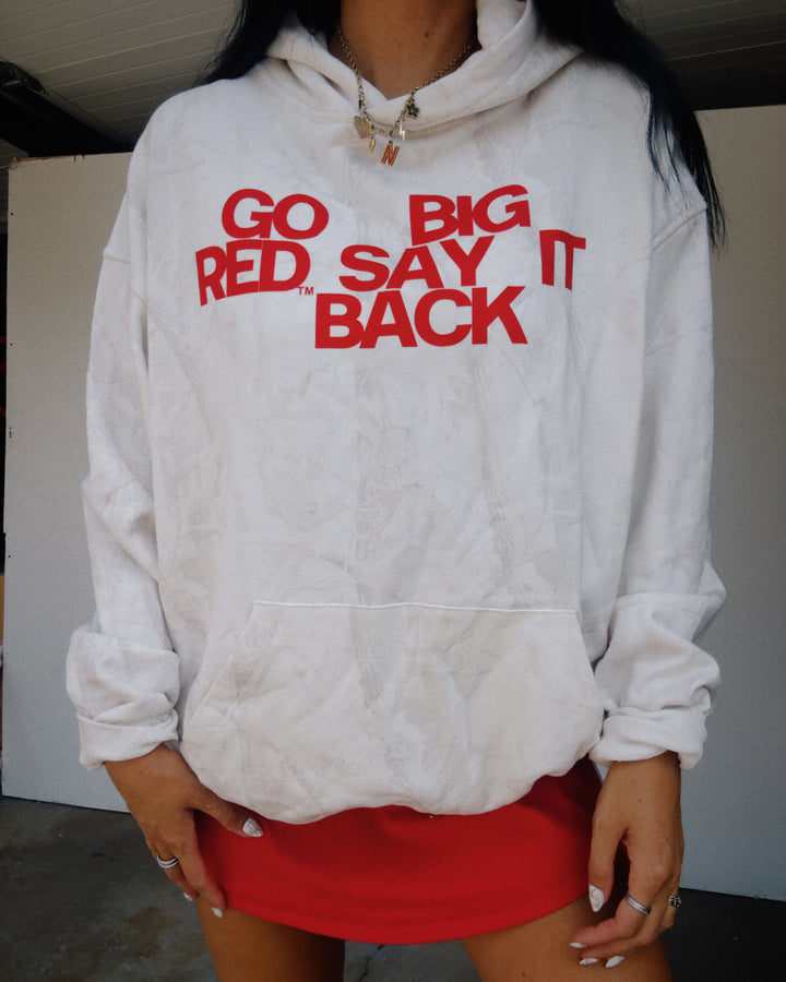 GBR, Say It Back Hoodie - White Camo
