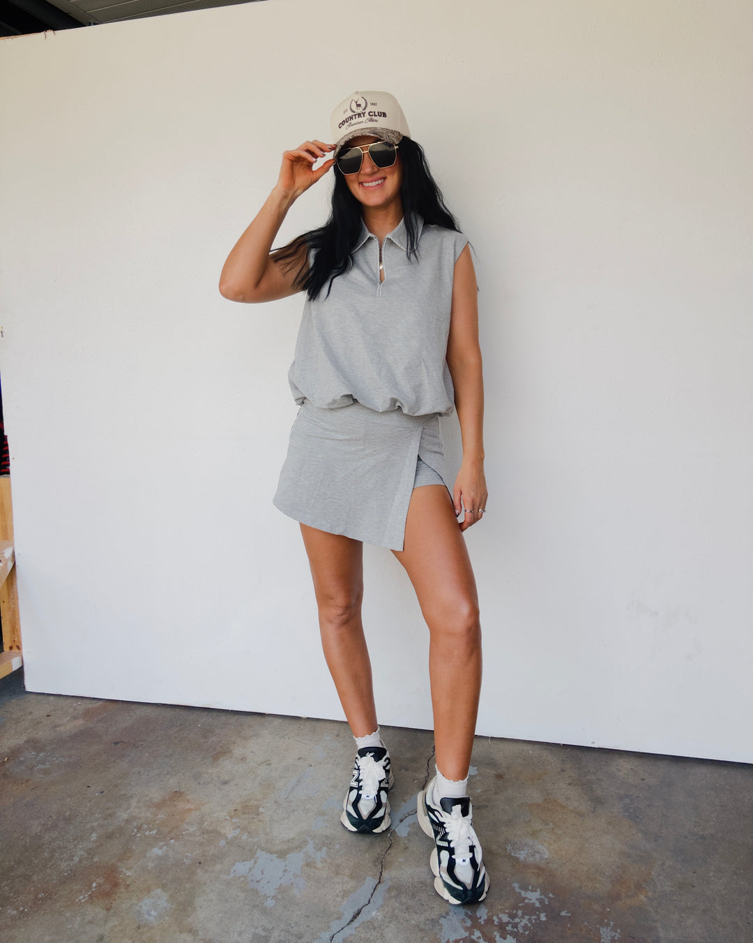 The Fairway Skort - H. Grey