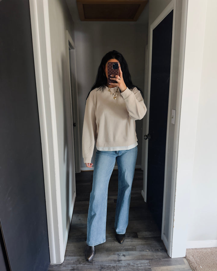 The Simple Staple Sweater - Clay