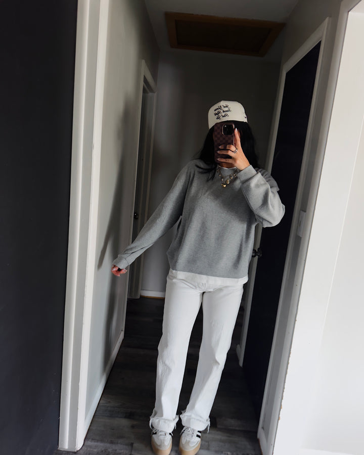 The Simple Staple Sweater - H. Grey