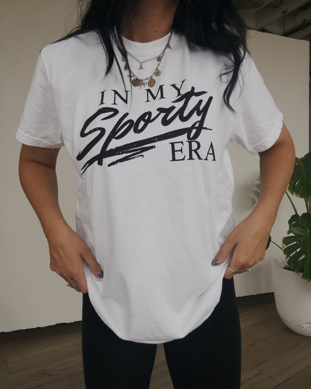 In My Sporty Era Cotton Tee - White
