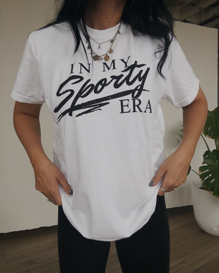 In My Sporty Era Cotton Tee - White