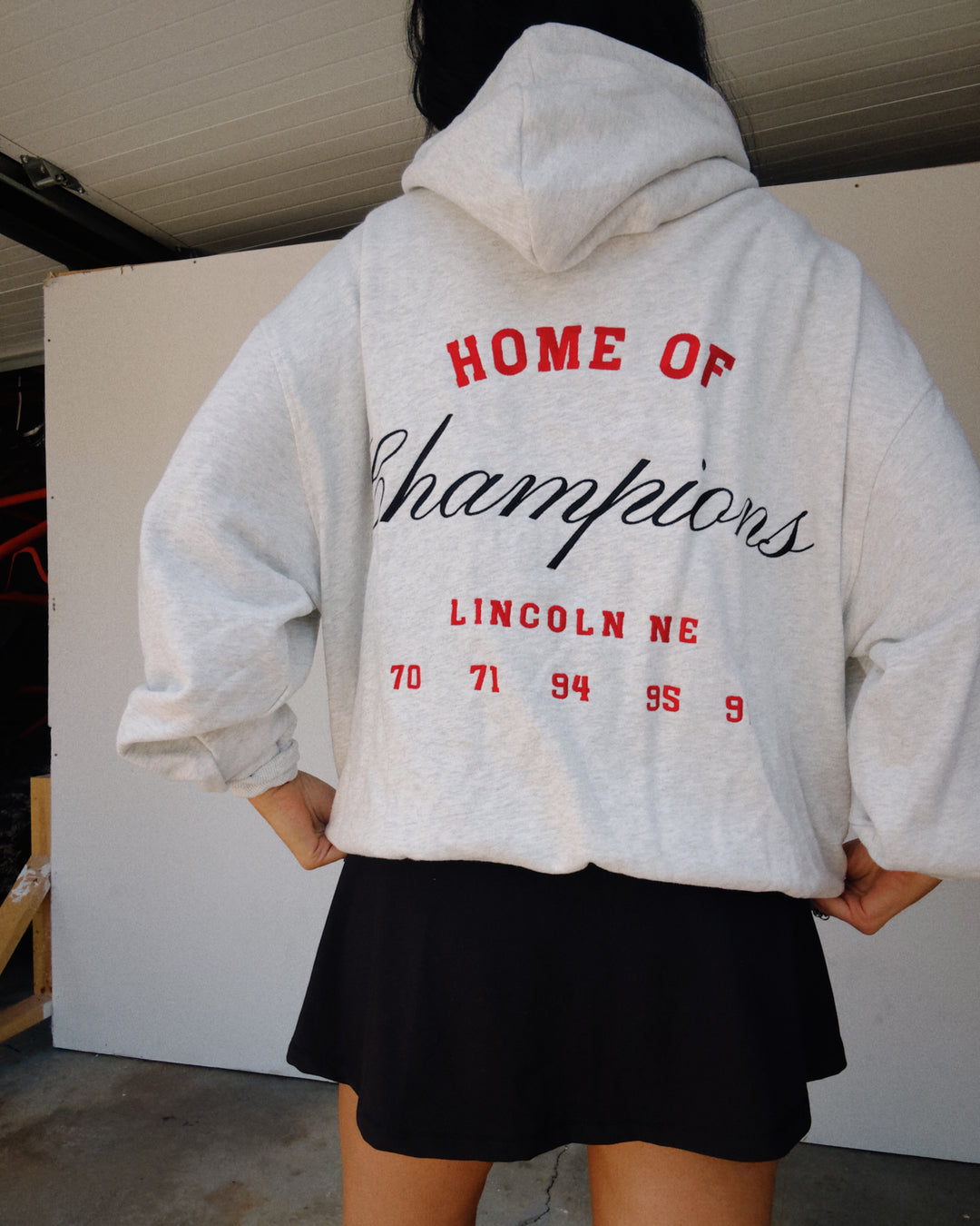 Home Of Champions Hoodie - Ash