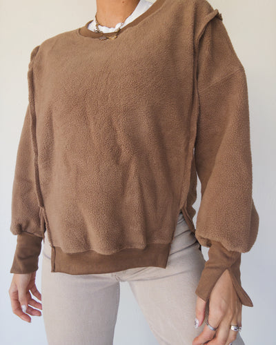 Teddy Crew Pullover - Mocha