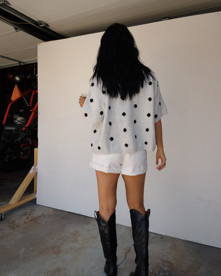 The Penny Cardigan - Ash/Black