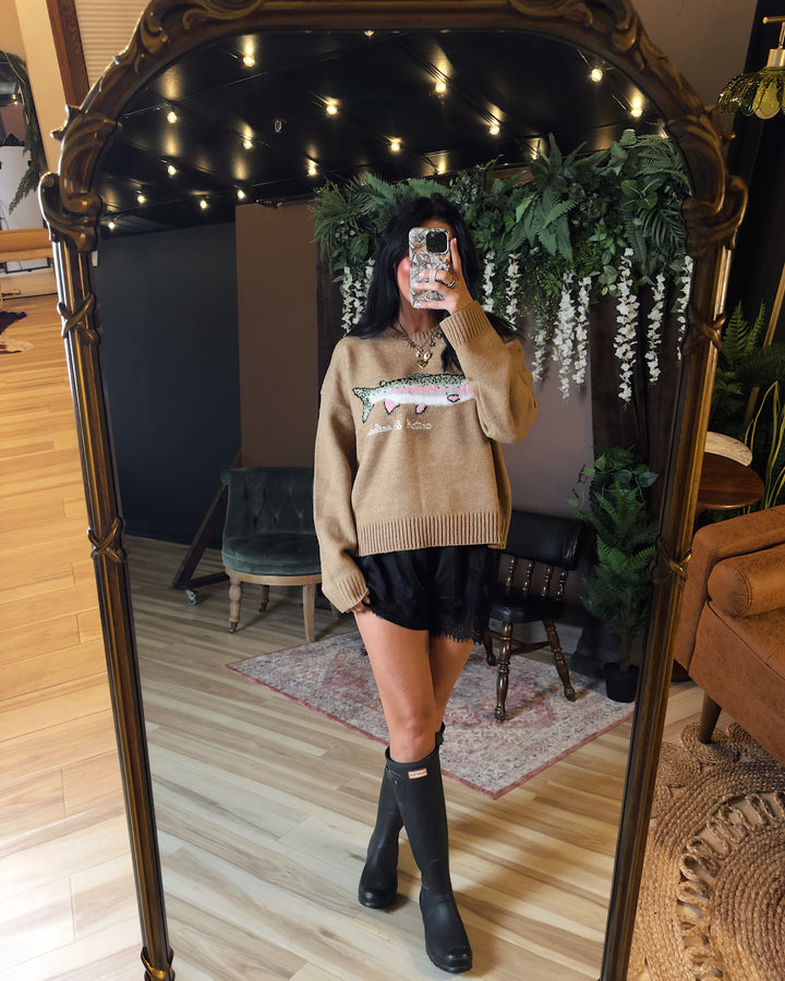 Catch &amp; Release Sweater - Camel