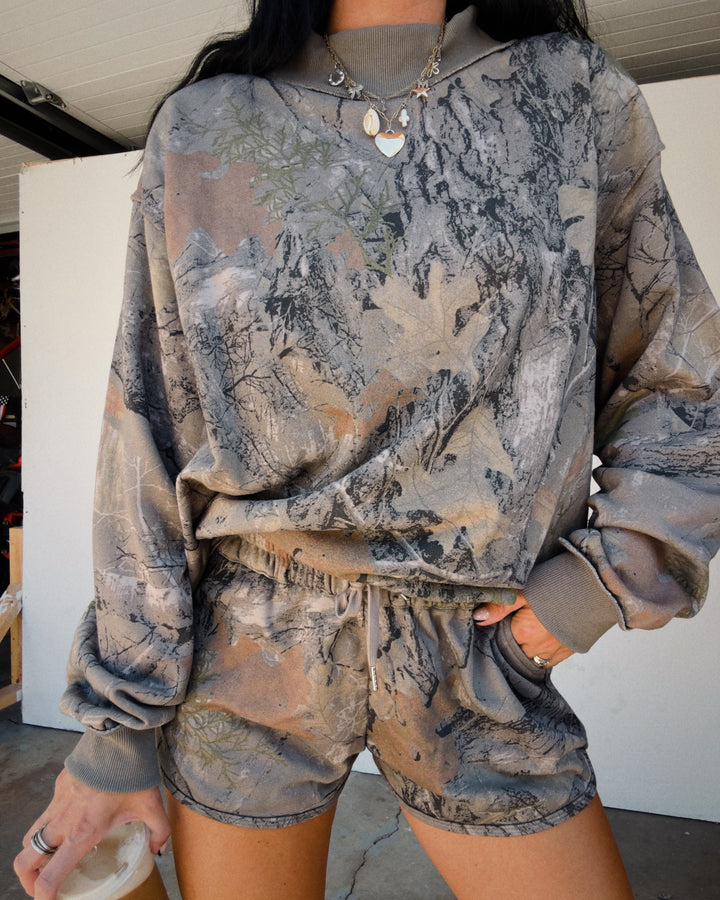 Camo Club Dolphin Shorts - Green Camo