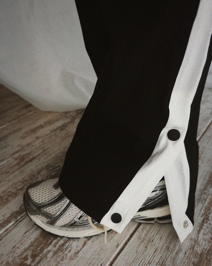 Throwback Track Pants - Black/White