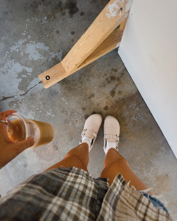Aspen Slingback Clogs - Taupe