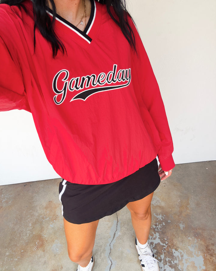Varsity Gameday Pullover - Red
