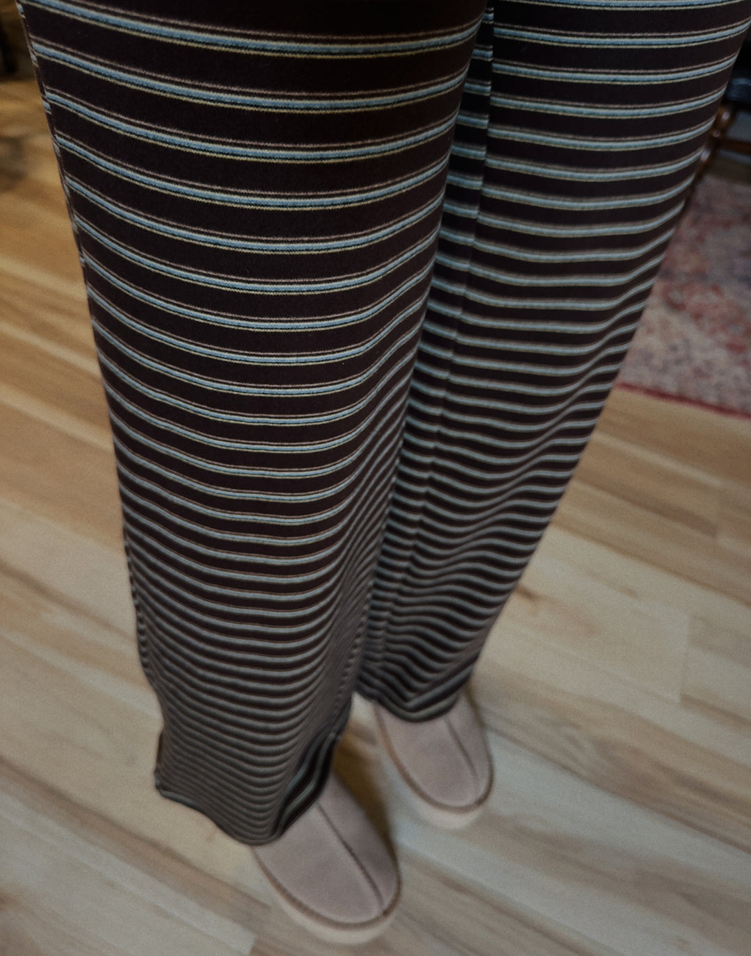 Junie Striped Pants - Brown Multi