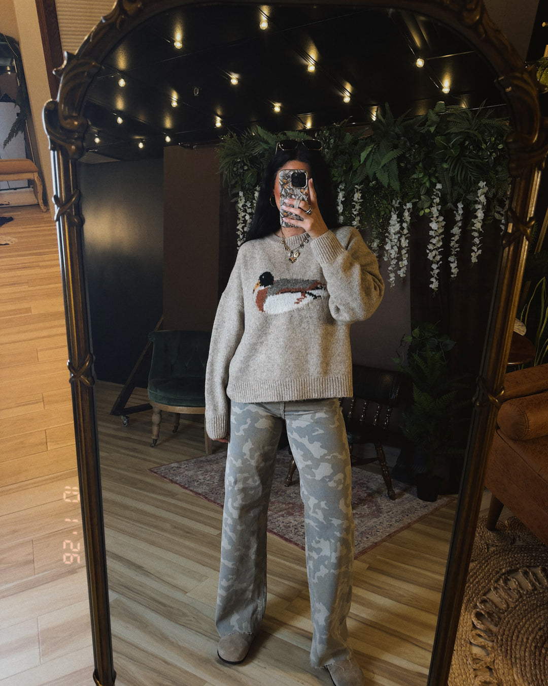 Sitting Duck Sweater - Oatmeal